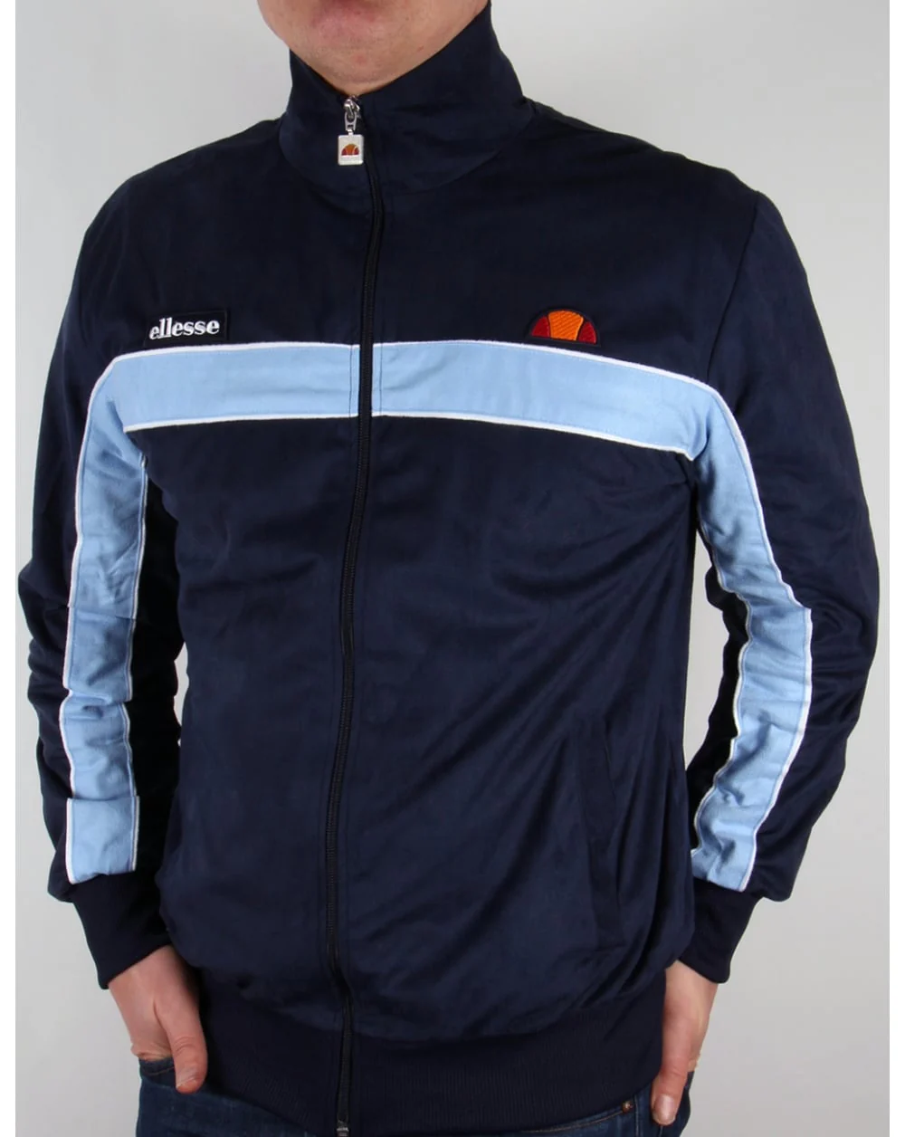 Ellesse Premium Track Top Navy/royal Blue
