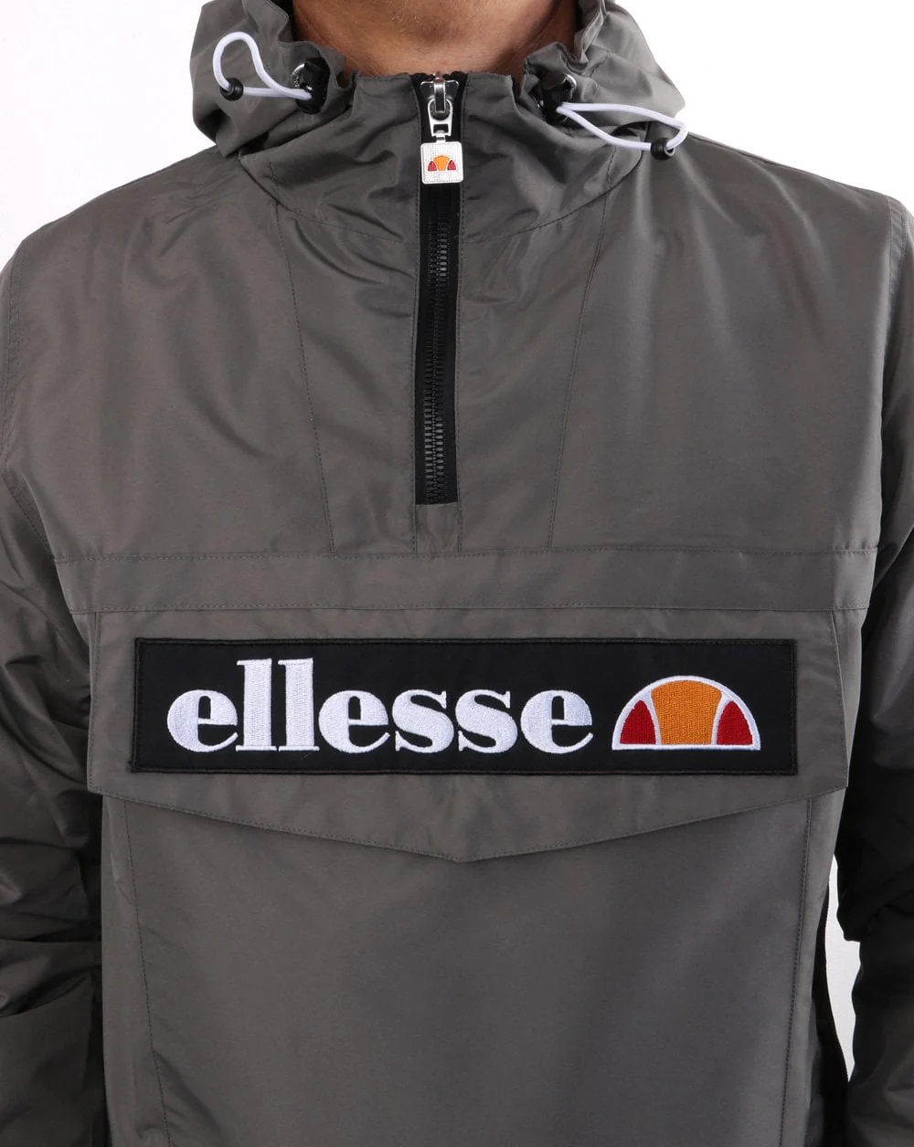 Ellesse Quarter Zip Jacket Dark Grey - Image 2