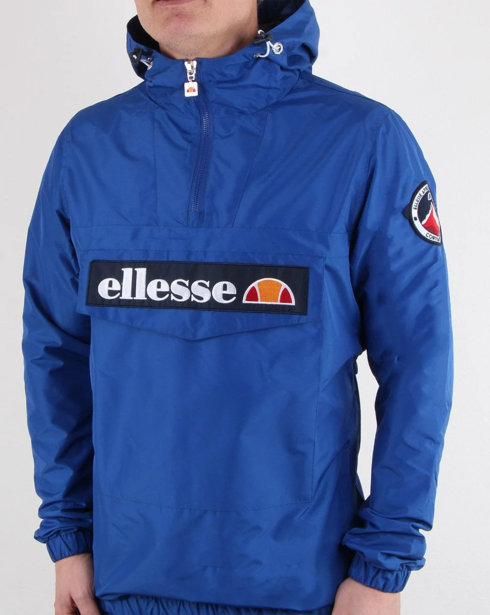 Ellesse Quarter Zip Overhead Jacket Royal Blue - Image 2