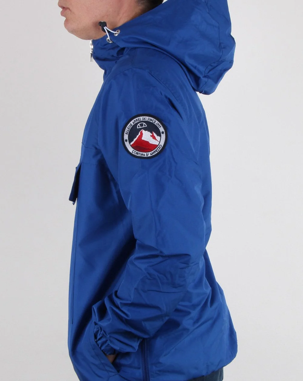 Ellesse Quarter Zip Overhead Jacket Royal Blue - Image 4