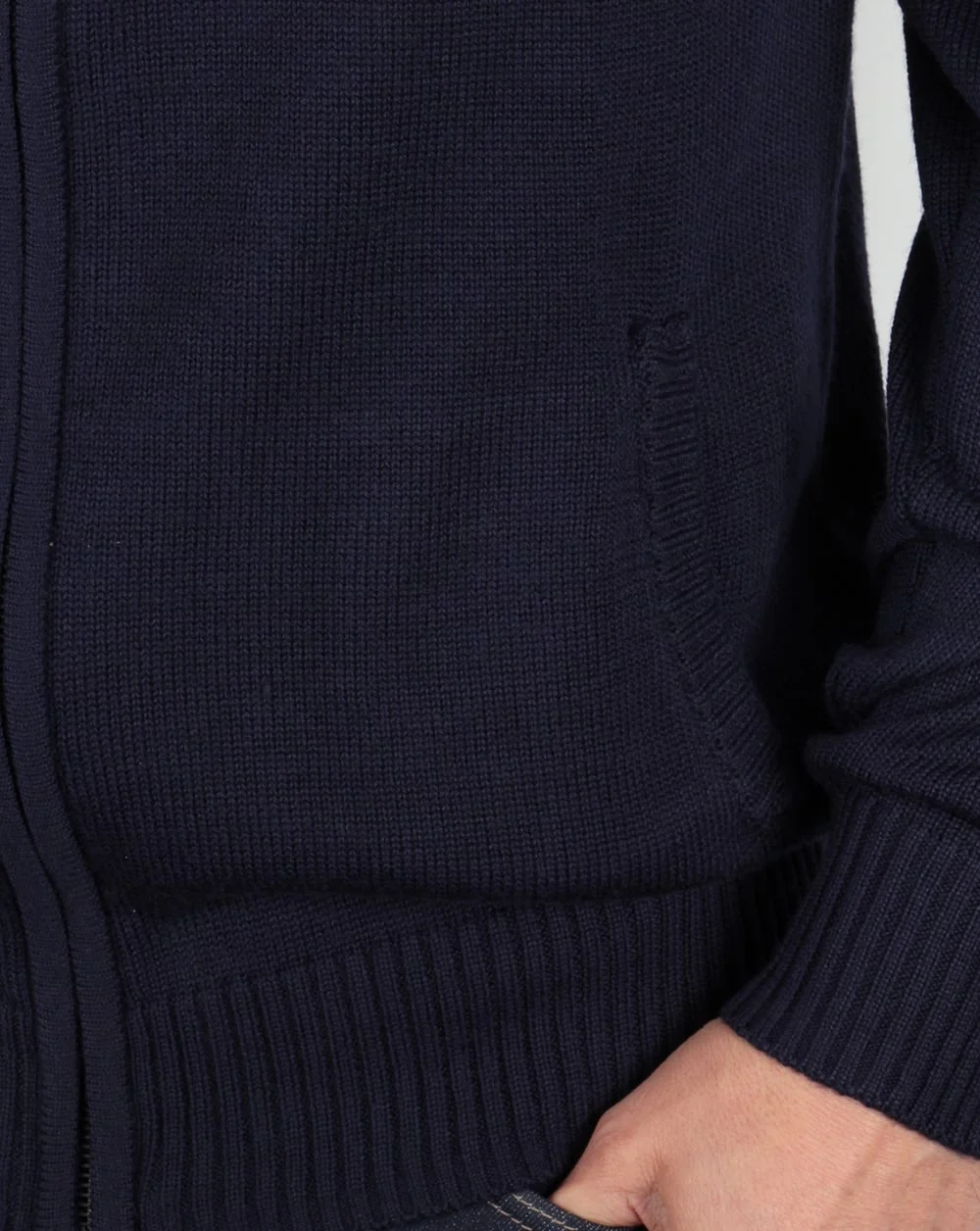 Ellesse Rimini Full Zip Knit Navy - Image 4