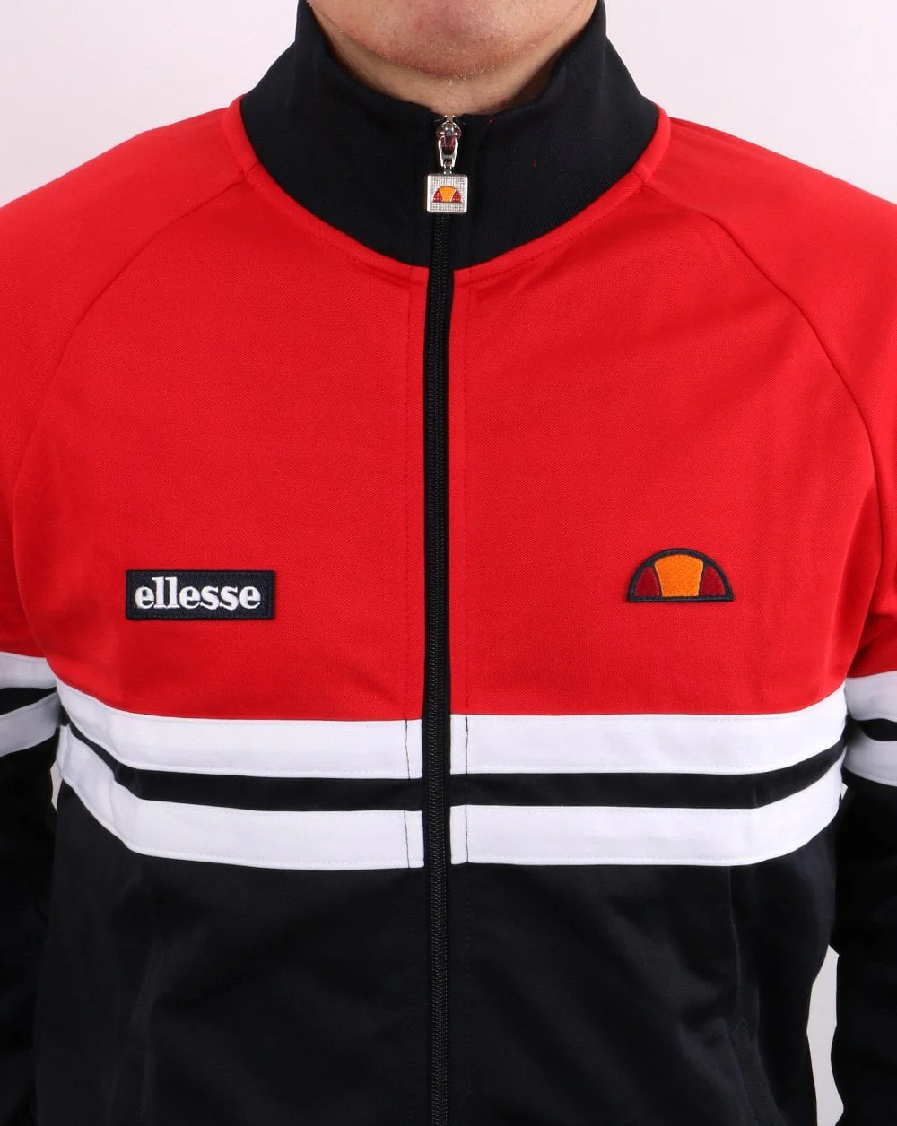 Ellesse Rimini Track Top Navy/Red - Image 4