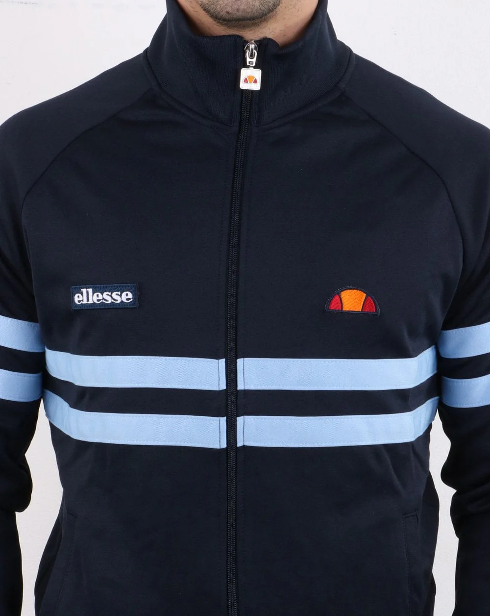 Ellesse Rimini Track Top Navy/Sky - Image 4