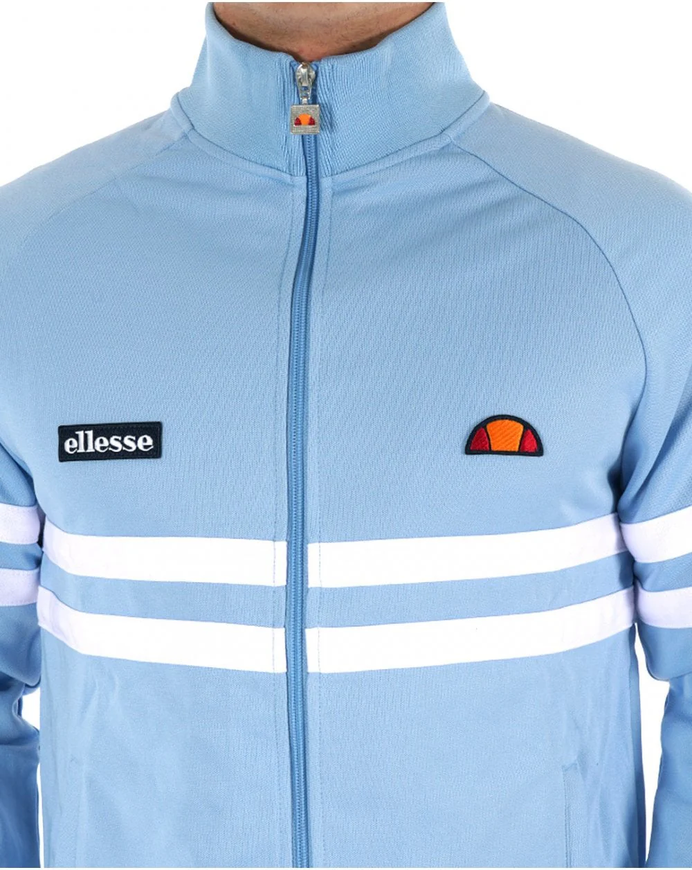 Ellesse Rimini Track Top Sky Blue/White - Image 2