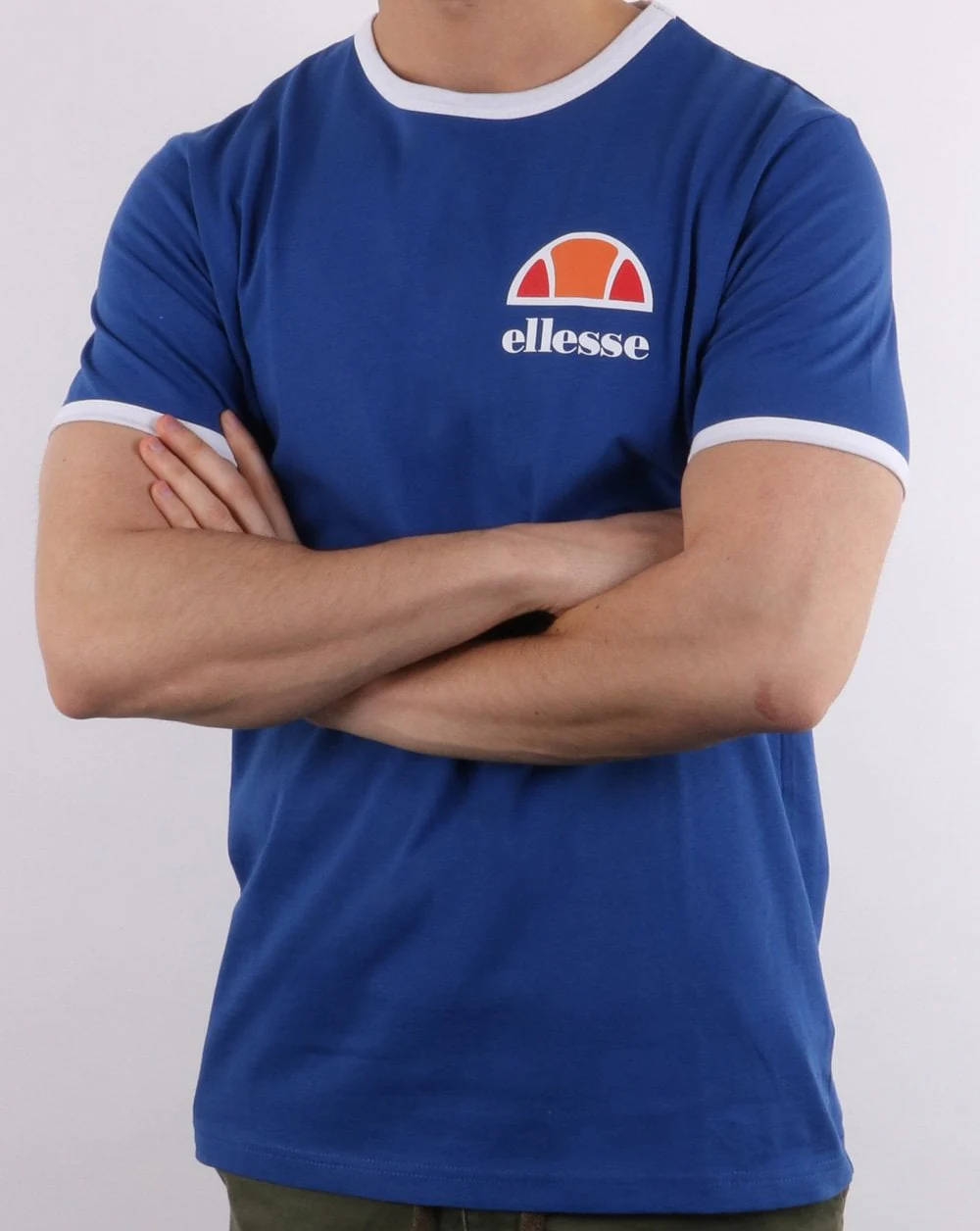 Ellesse Ringer T Shirt Royal Blue - Image 3
