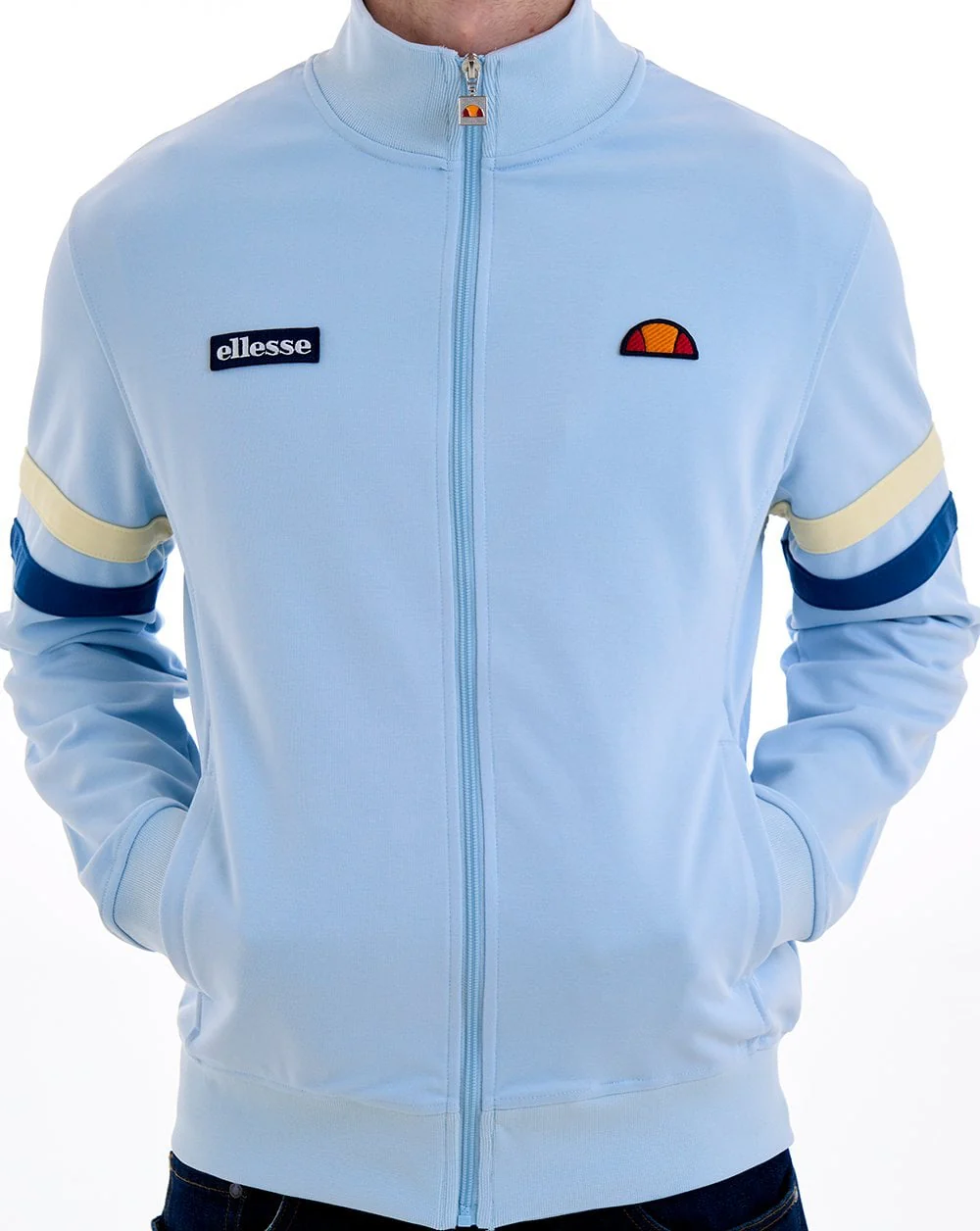 Ellesse Roma Track Top Light Blue - Image 2