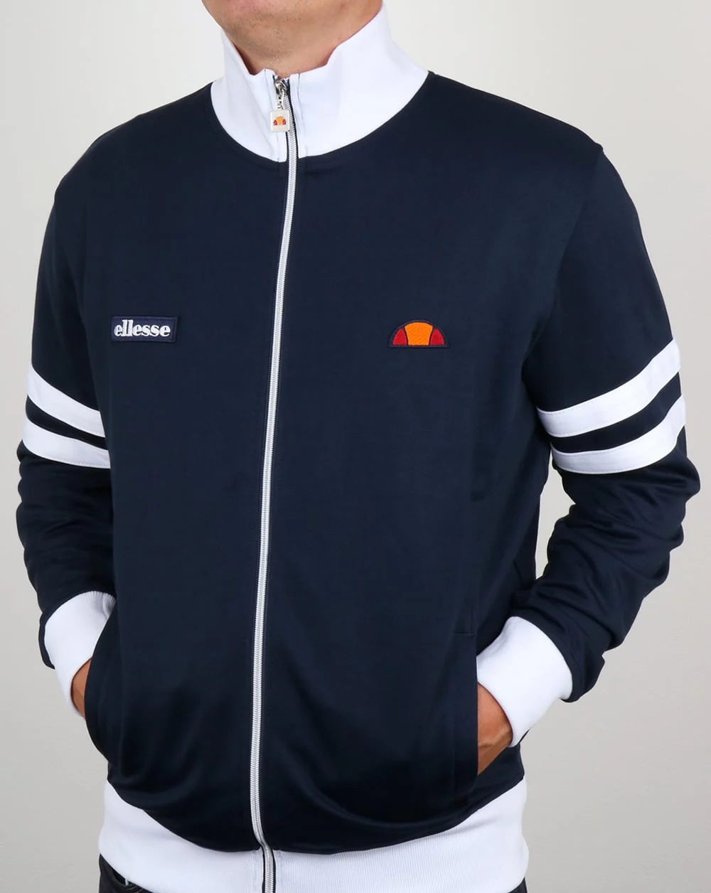 Ellesse Roma Track Top Navy - Image 4