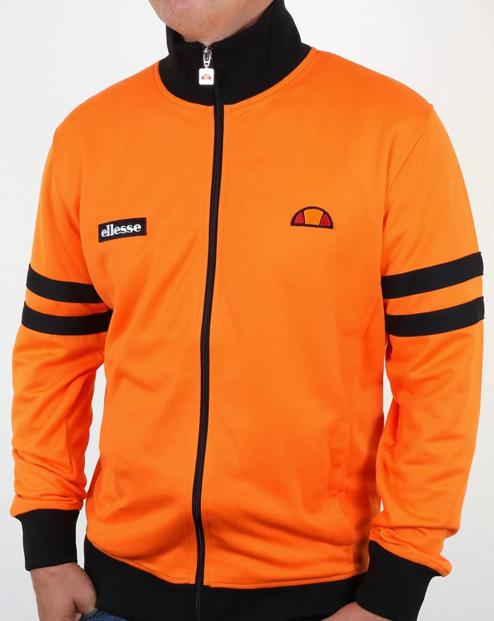 Ellesse Roma Track Top Orange/Black