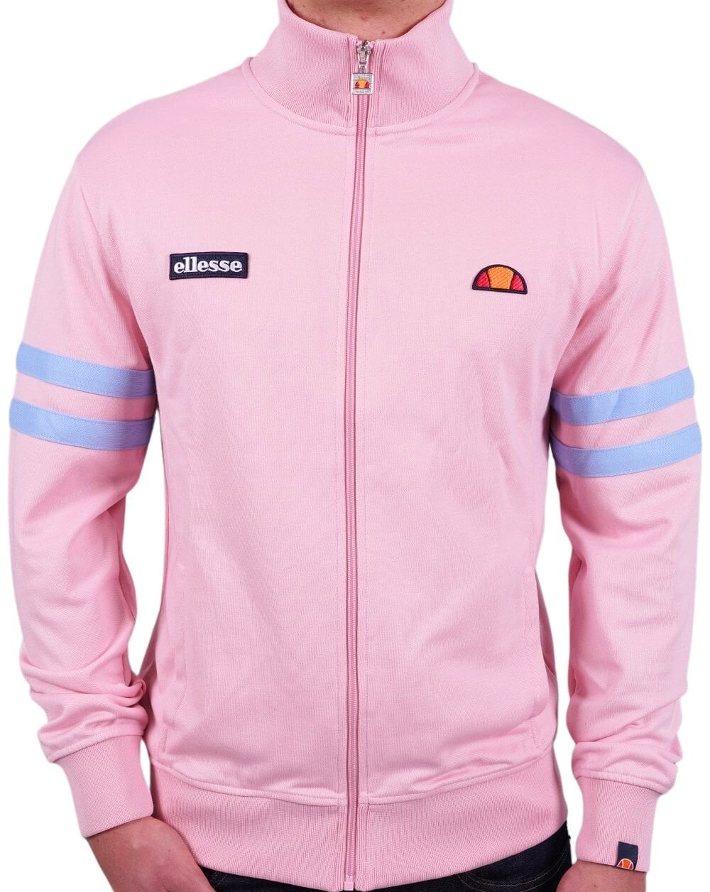 Ellesse Roma Track Top Pink/Sky - Image 2