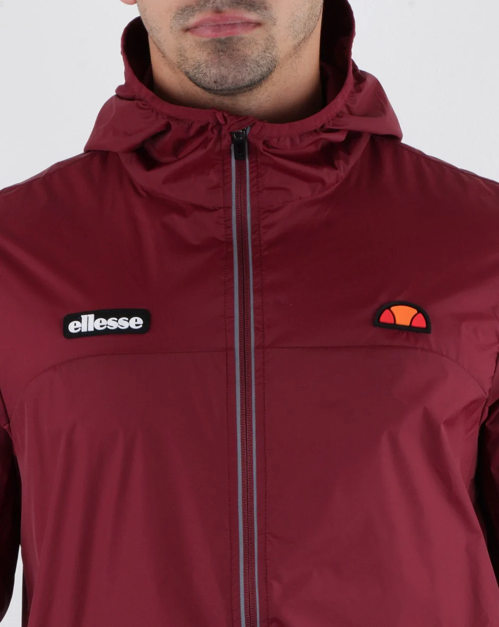 Ellesse Sortoni Jacket Burgundy - Image 4