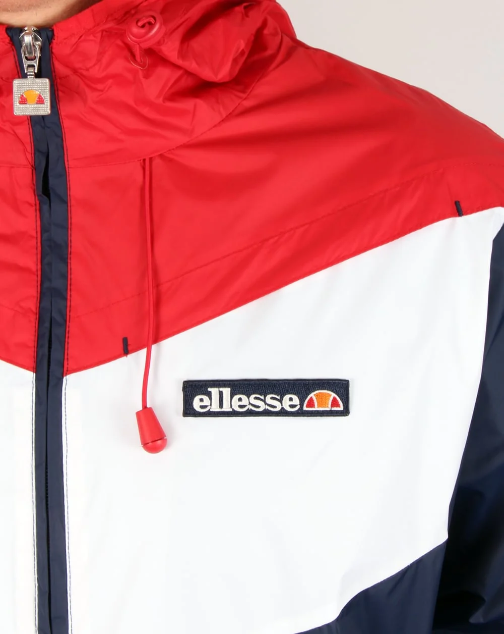 Ellesse Split Colours Windrunner Navy/red - Image 3