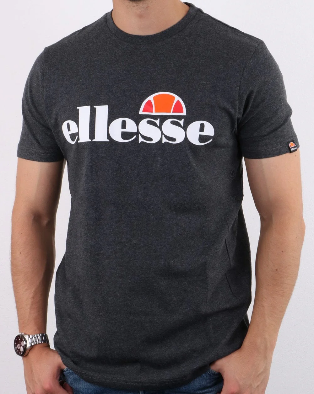 Ellesse T Shirt Dark Grey