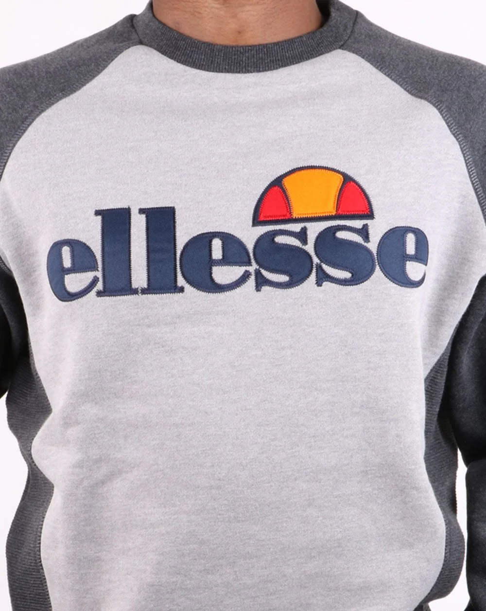 Ellesse Tyson Sweatshirt Grey Marl - Image 2