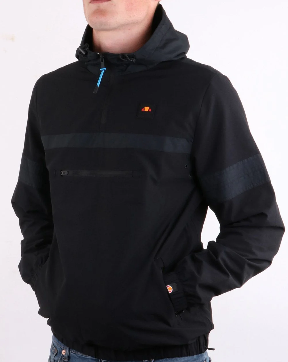 Ellesse Ziote Overhead Jacket Black - Image 4