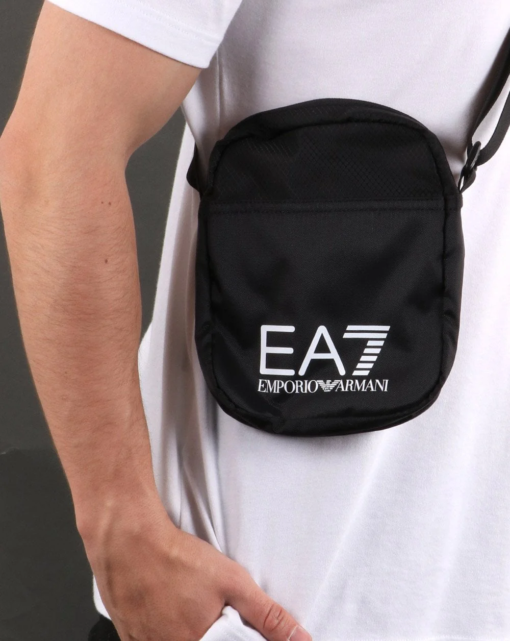 Emporio Armani EA7 Crossbody Pouch Black - Image 2