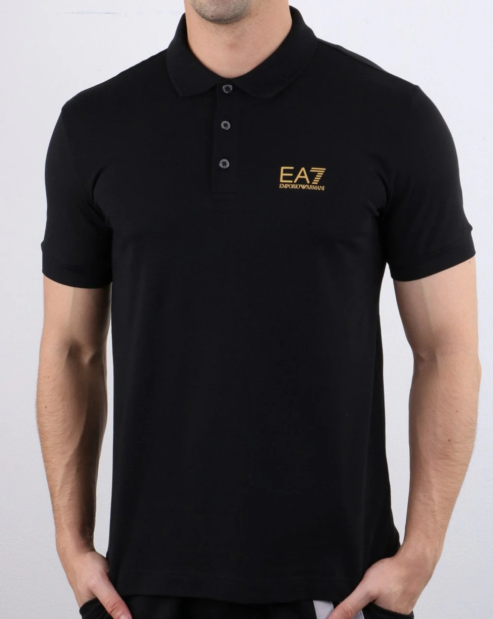 Emporio Armani EA7 Polo Shirt Black