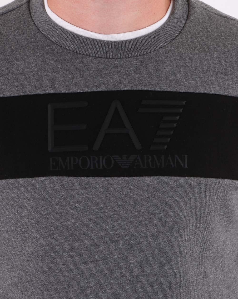 Emporio Armani EA7 Sweatshirt Dark Grey - Image 3