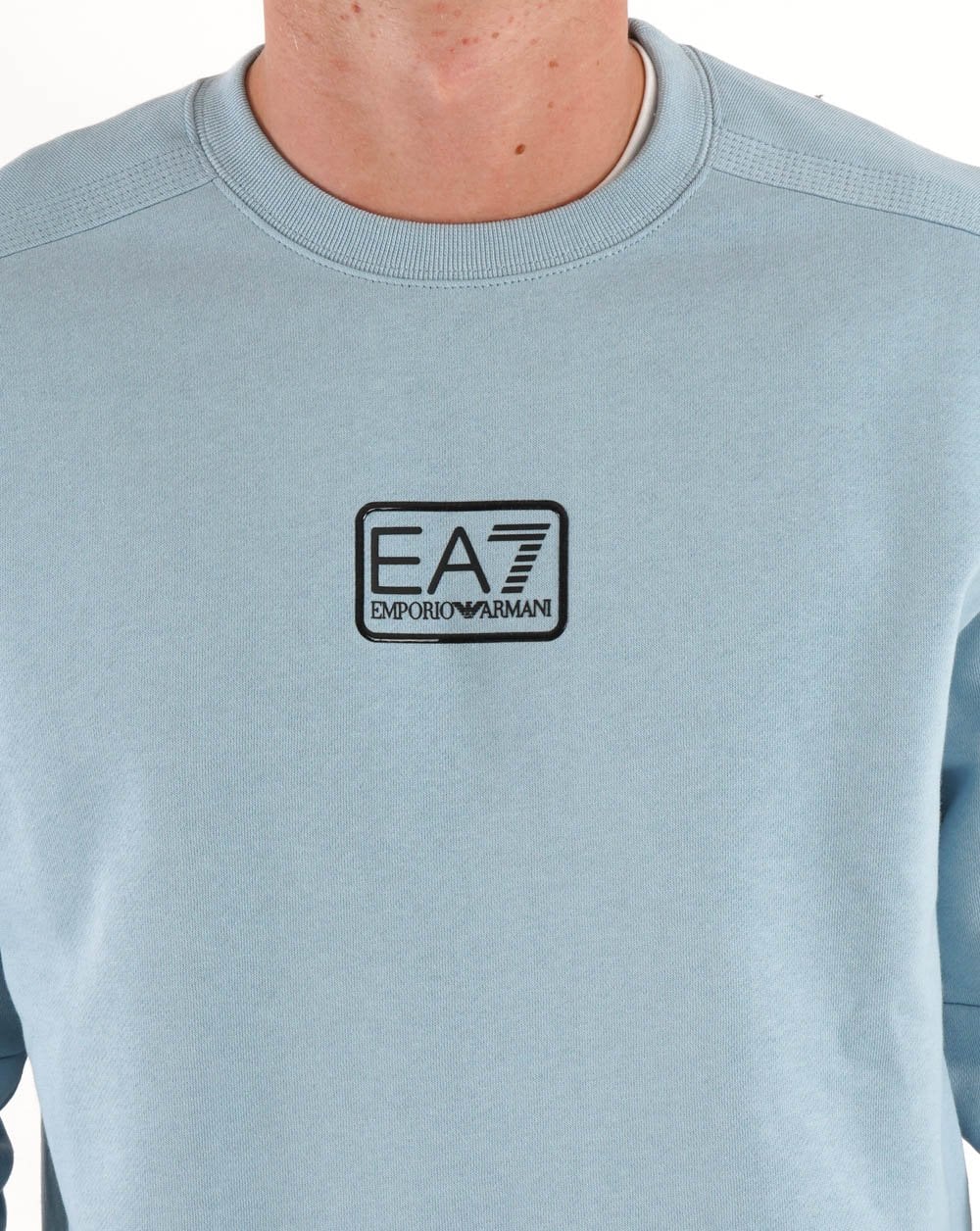 Emporio Armani EA7 Sweatshirt Light Blue - Image 2
