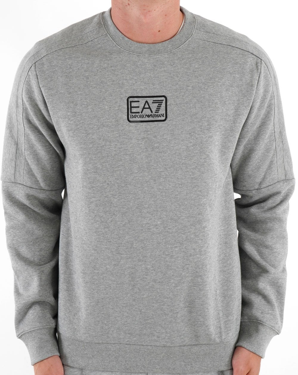Emporio Armani EA7 Sweatshirt Medium Grey Marl - Image 4
