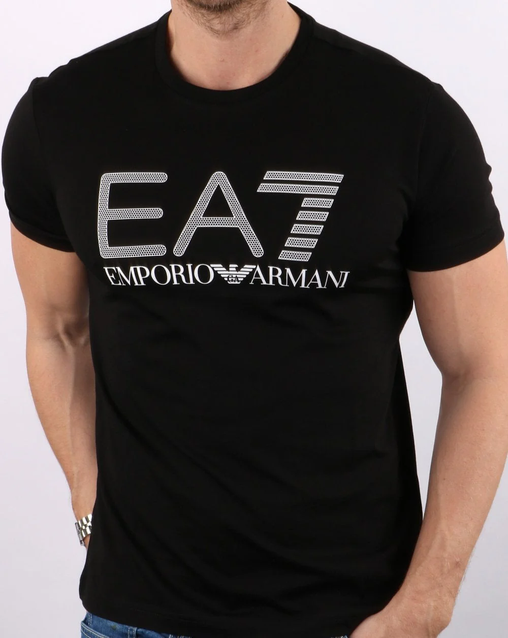 Emporio Armani EA7 T-shirt Black - Image 3