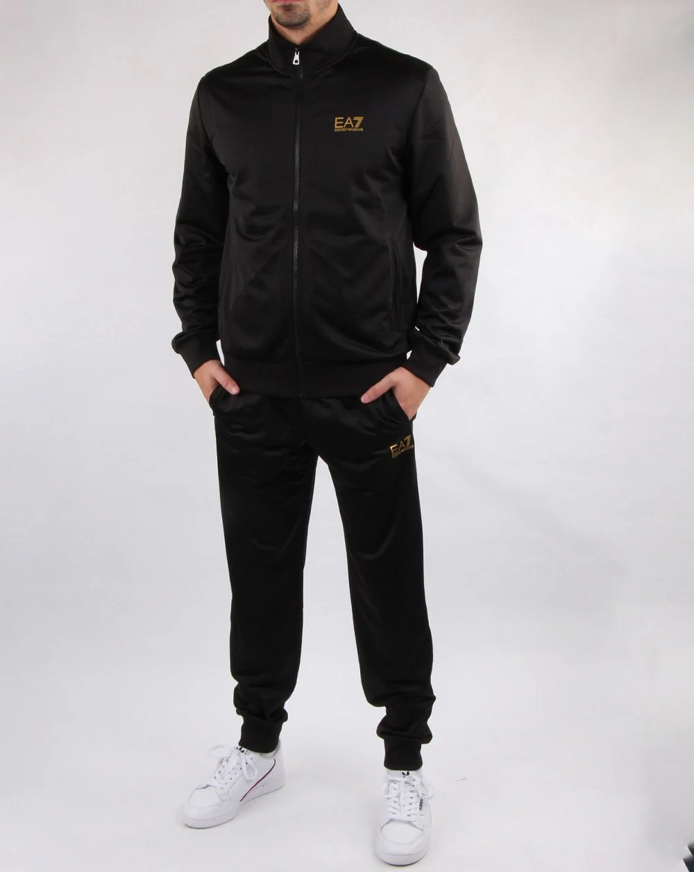 Emporio Armani EA7 Tracksuit Black/Gold