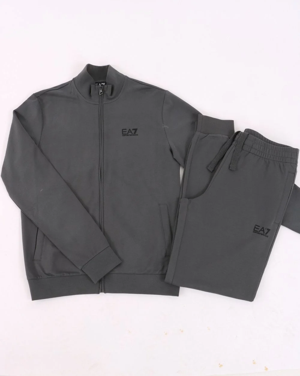 Emporio Armani EA7 Tracksuit Charcoal Grey