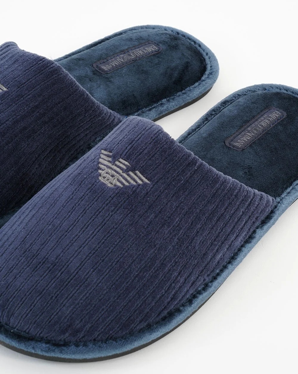 Emporio Armani Logo Slipper Marine - Image 2