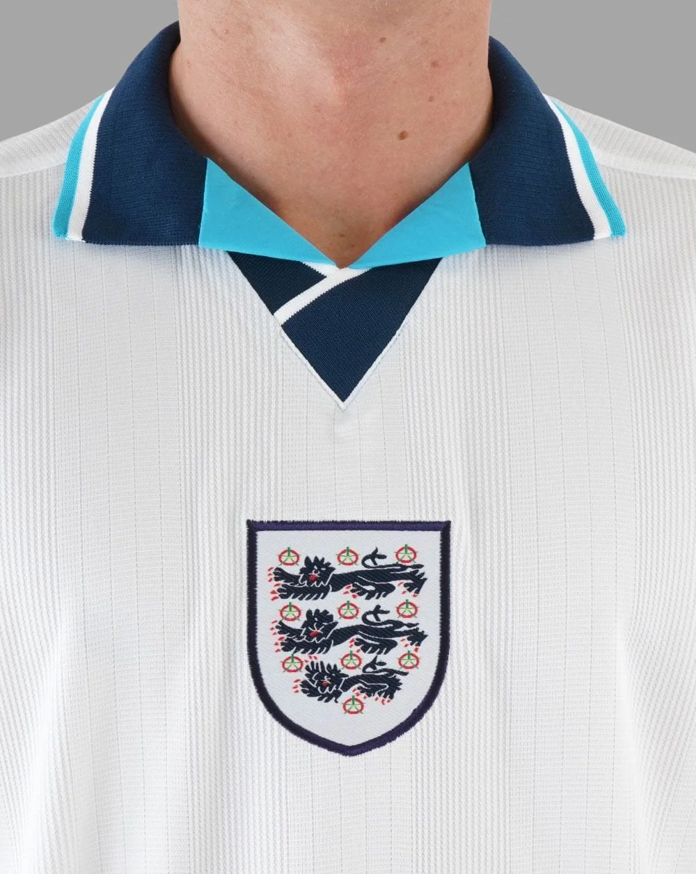 England Euro 96 Shirt White - Image 2