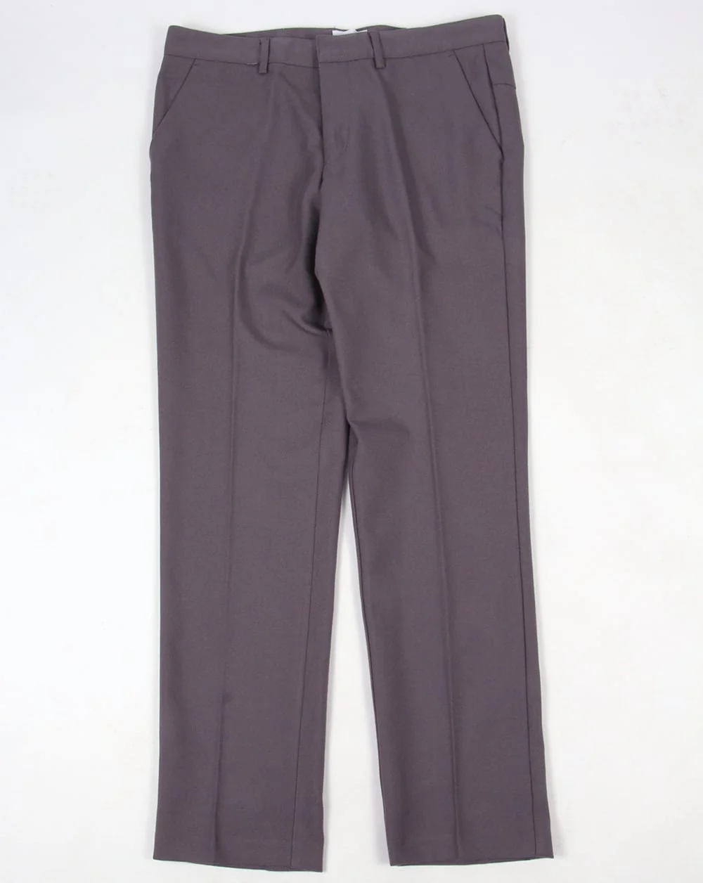 Farah 80s Classic Hopsack Trousers Slate Grey - Image 3