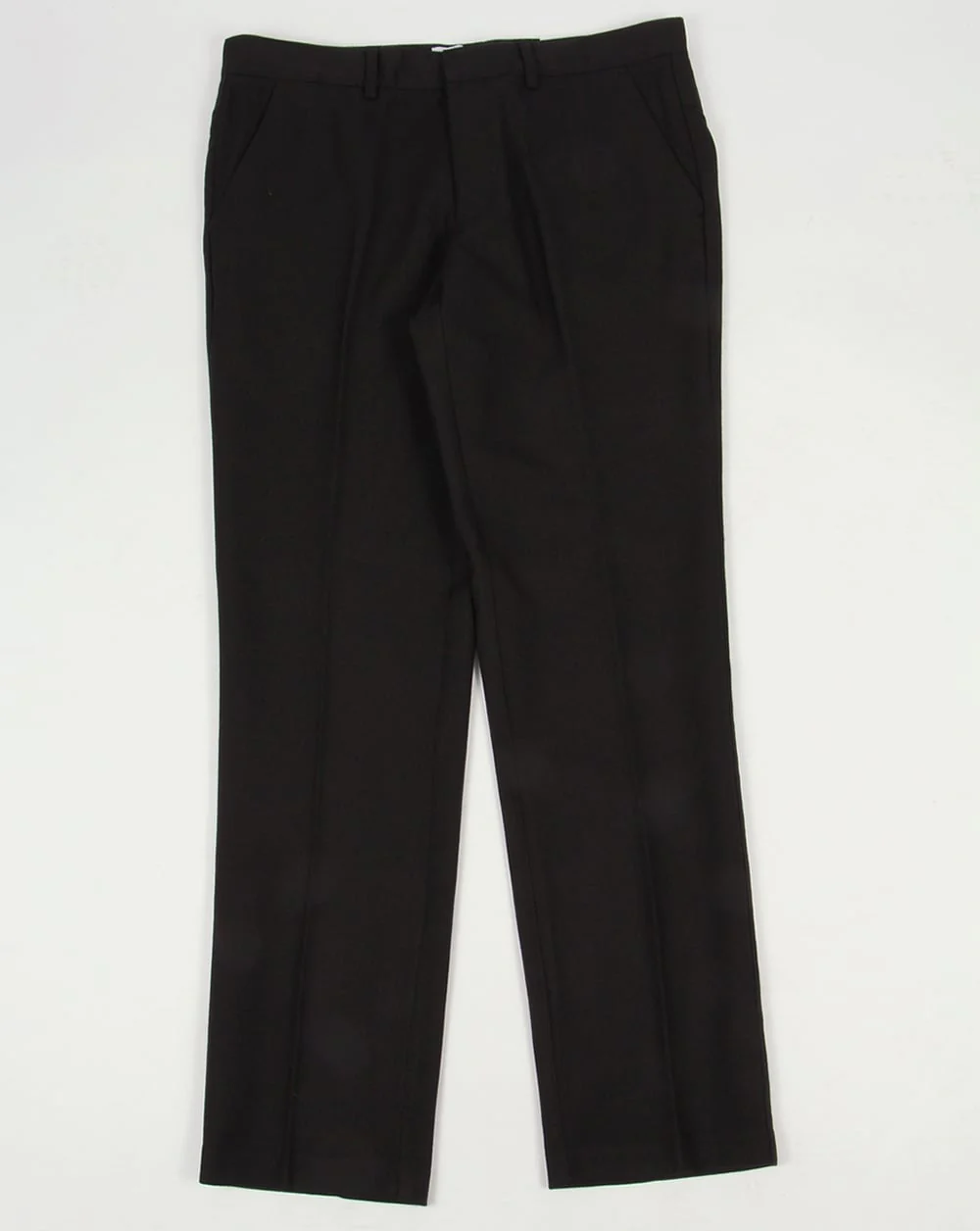 Farah Denby Rigid Hopsack Trousers Black - Image 3