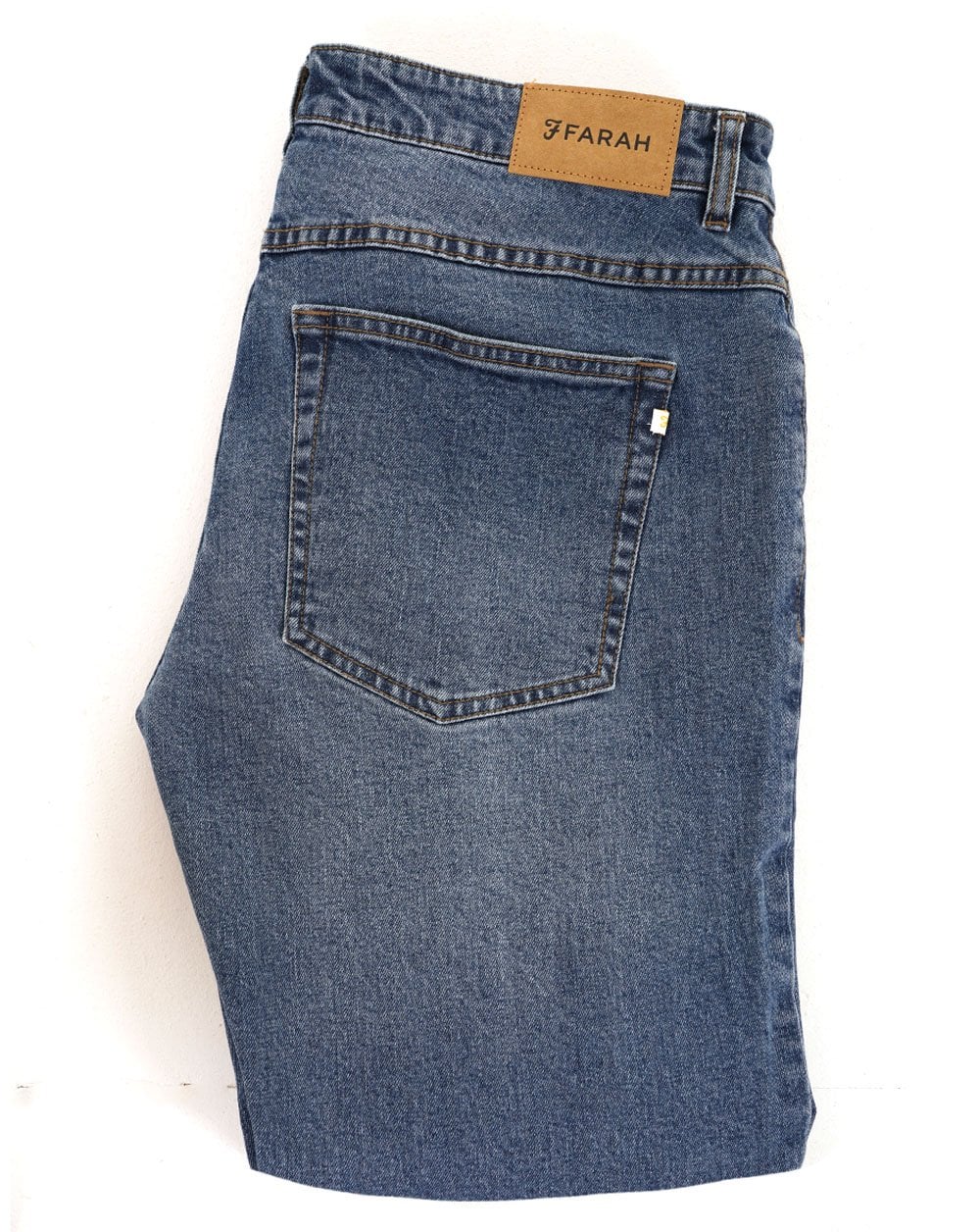 Farah Elm Regular Stretch Jeans Worn Indigo - Image 3