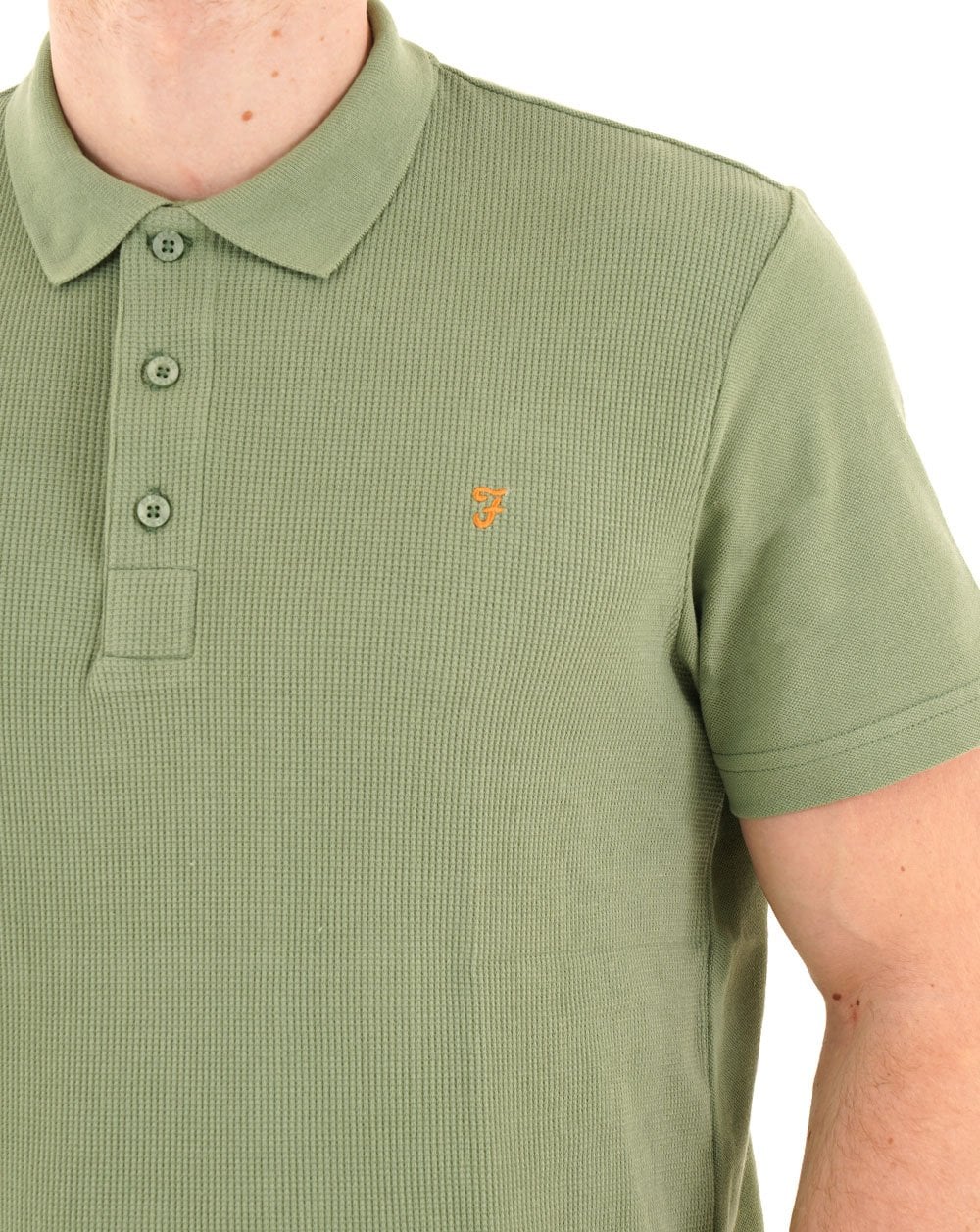 Farah Forster Polo Shirt Jade - Image 2