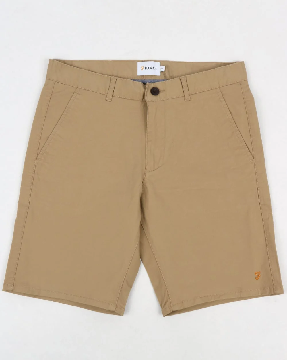 Farah Hawk Chino Twill Shorts Light Sand