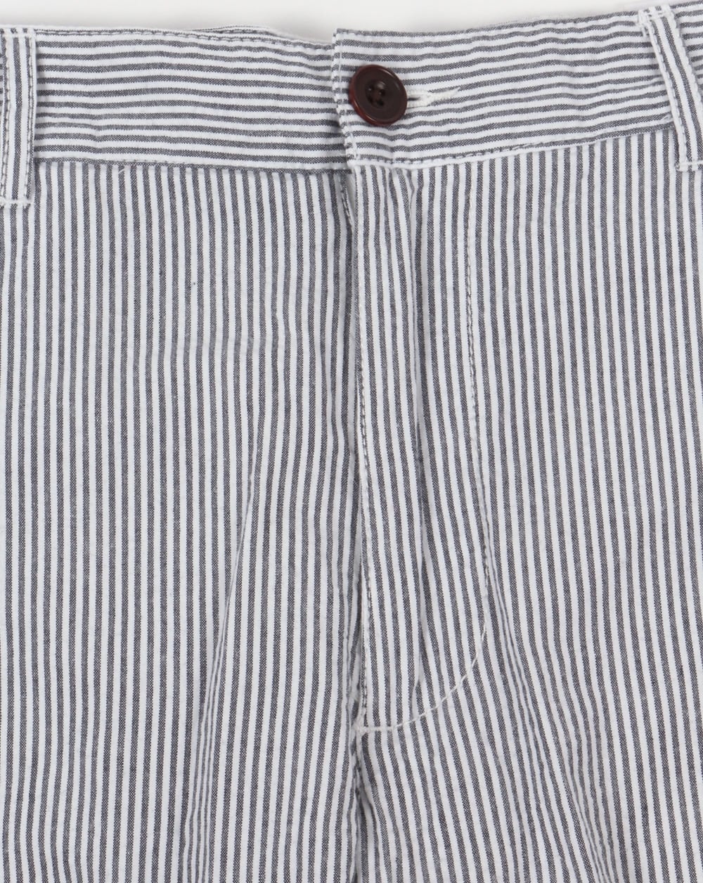 Farah Hawking Stripe Shorts White/Navy - Image 2