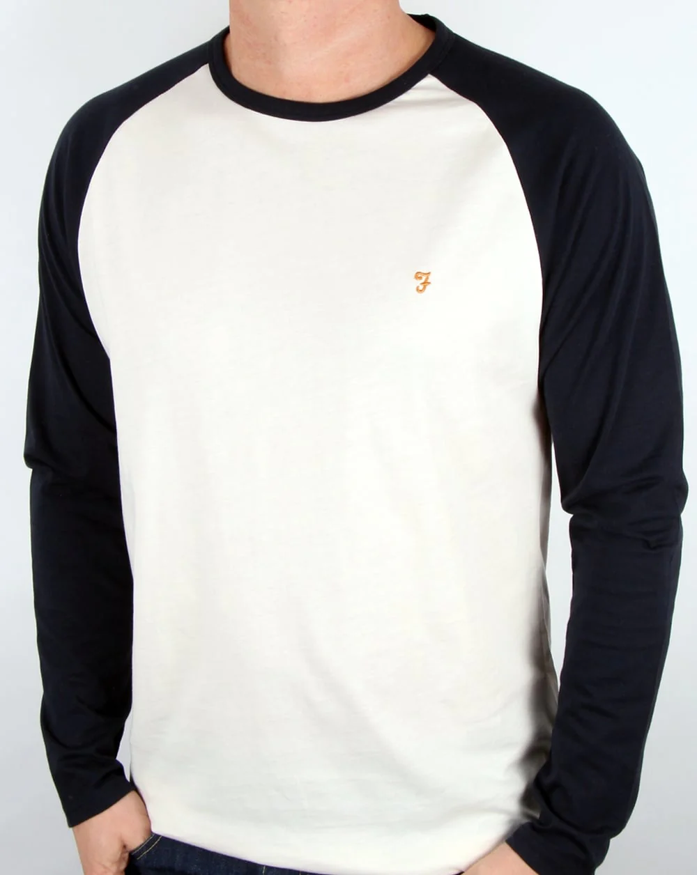 Farah Zemlak Raglan T Shirt True Navy