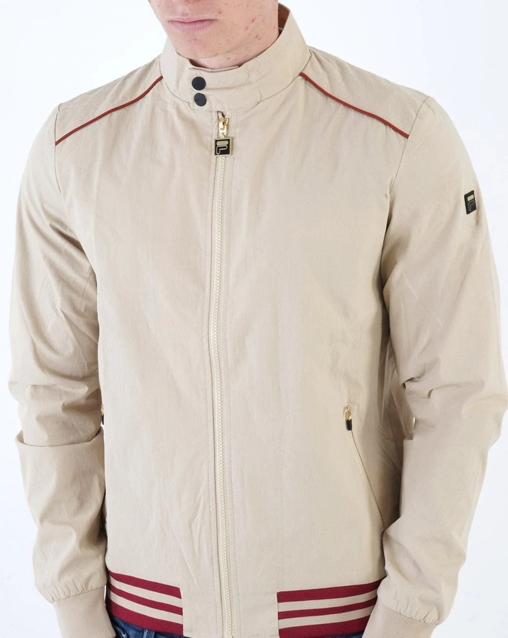 Fila Gold Basso Jacket Irish Cream - Image 2