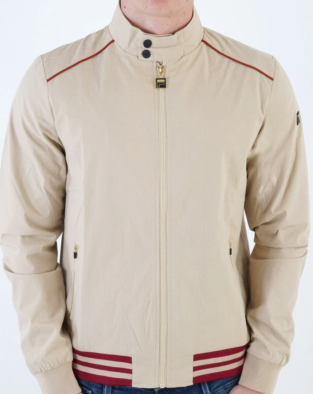 Fila Gold Basso Jacket Irish Cream - Image 4