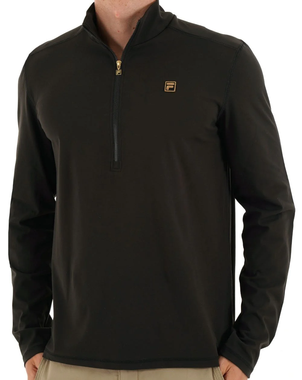 Fila Gold Half Zip Top Black