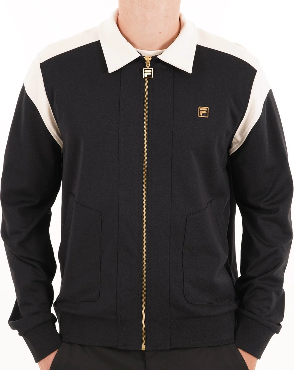 Fila Gold Morton Track Top Black/Tofu - Image 2