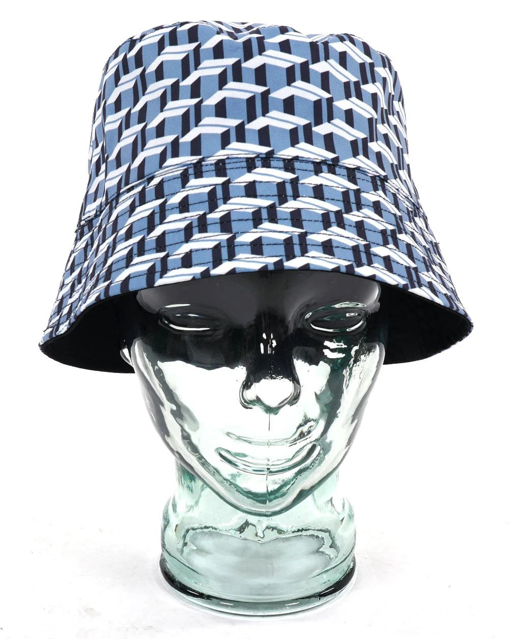 Fila Gold Reversible Hoax Bucket Hat Black/Blue - Image 4