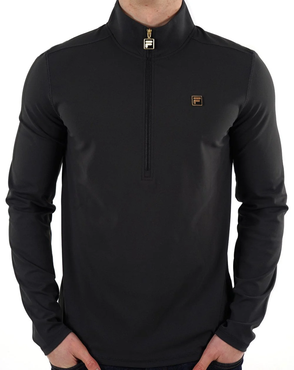 Fila Gold Zip Mid Layer Black