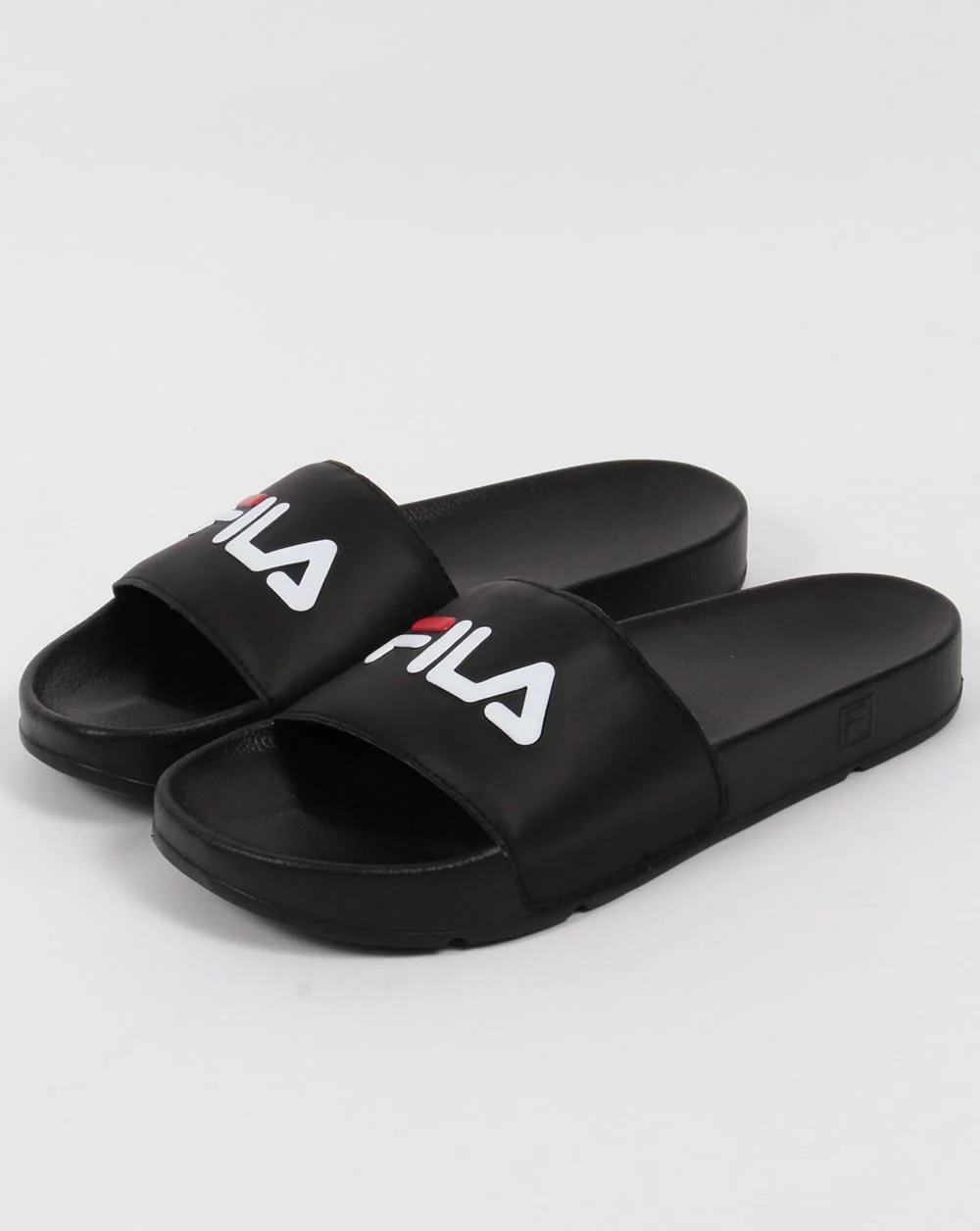 Fila Heritage Drifter Pool Sliders Black