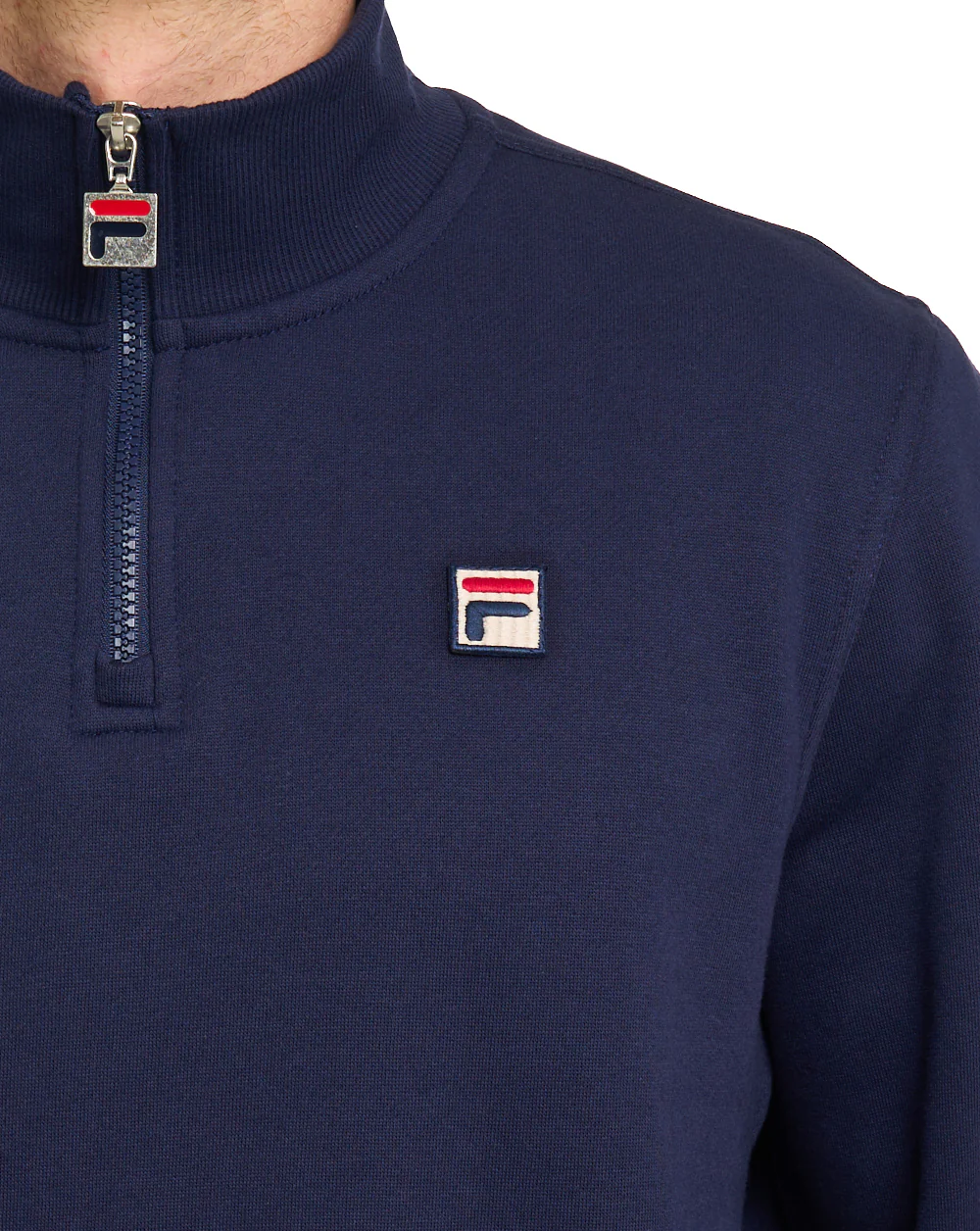 Fila Vintage 1/4 Zip Sweat Navy - Image 2