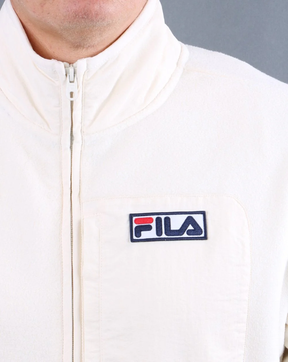 Fila Vintage 90s Polar Fleece Cream - Image 3
