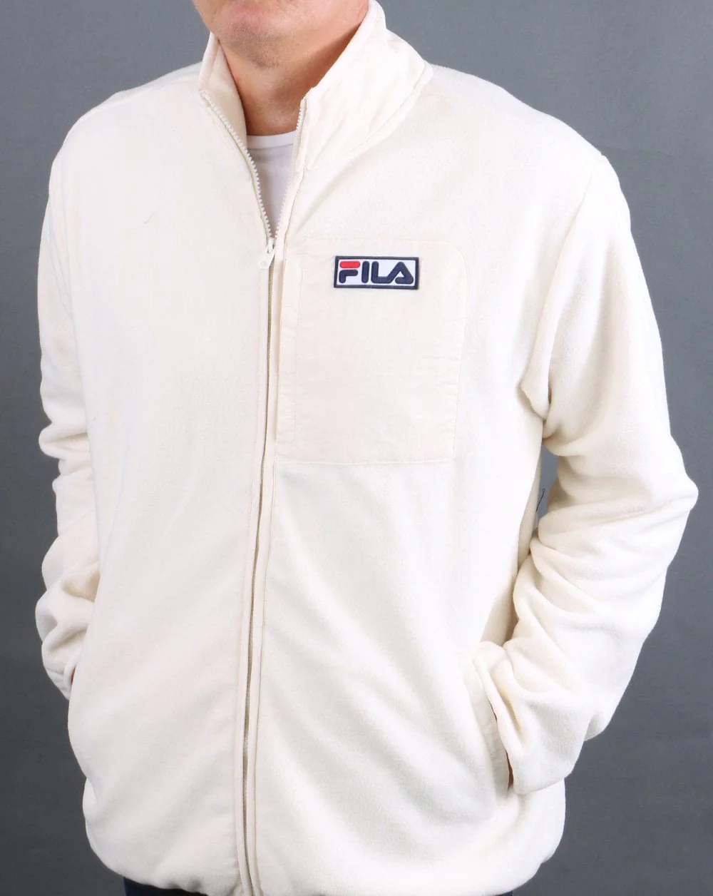 Fila Vintage 90s Polar Fleece Cream - Image 4