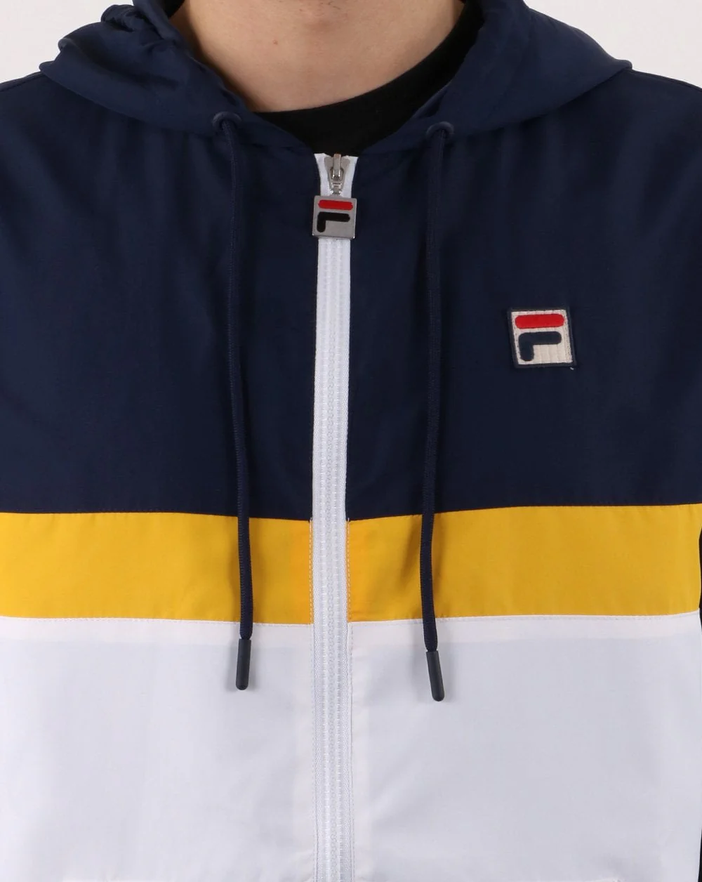 Fila Vintage Ambrose Jacket Navy/White/Gold - Image 4