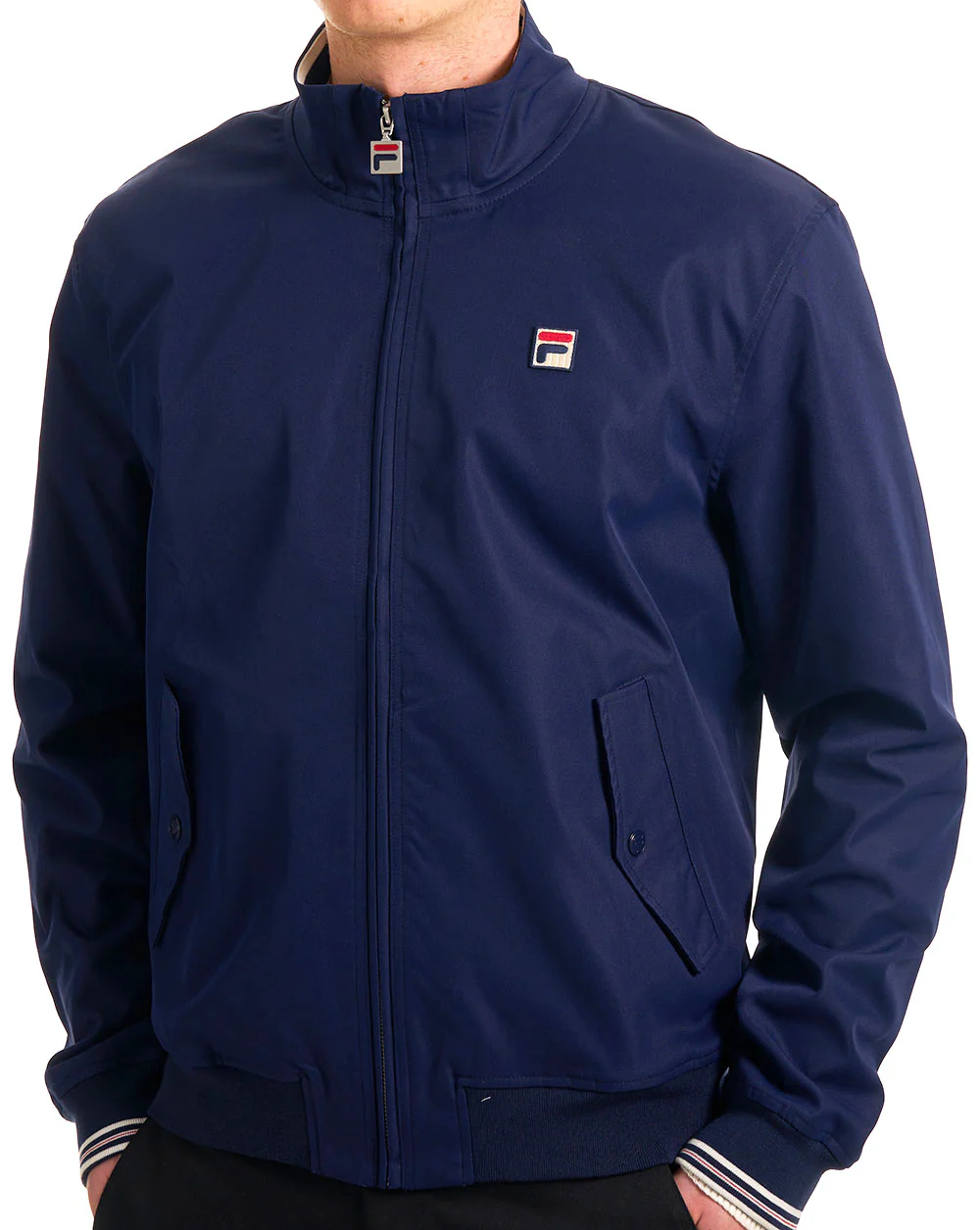 Fila Vintage Arturo Coach Jacket Navy - Image 2