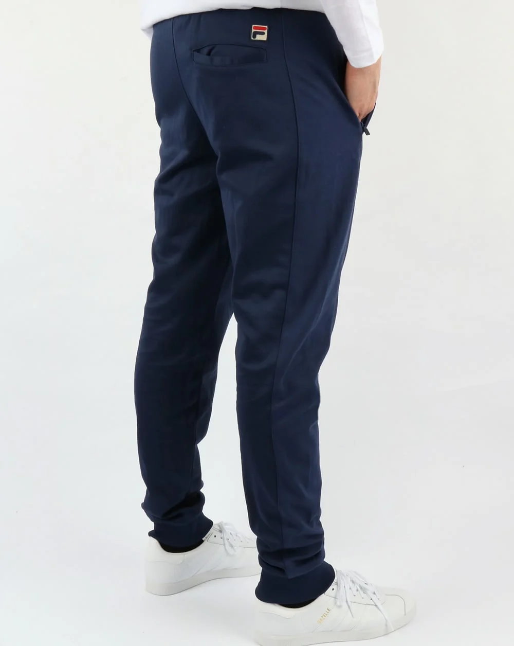 Fila Vintage Astori Track Pants Navy - Image 3