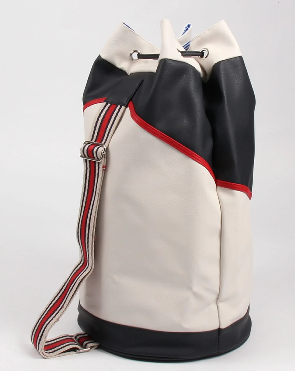 Fila Vintage Biago Duffle Bag Navy/White - Image 4