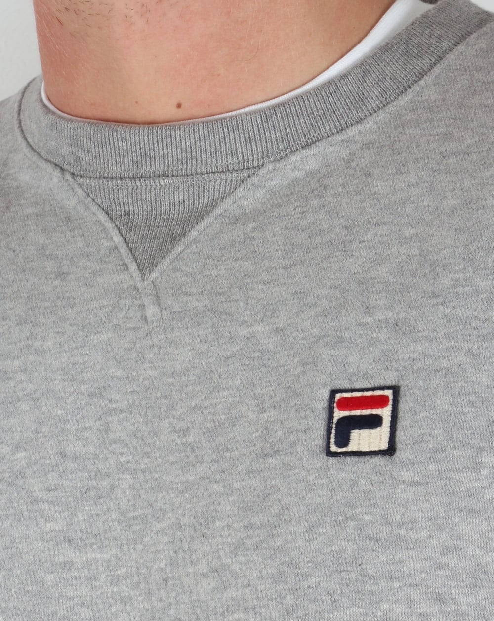 Fila Vintage Brixen Sweatshirt Grey - Image 2